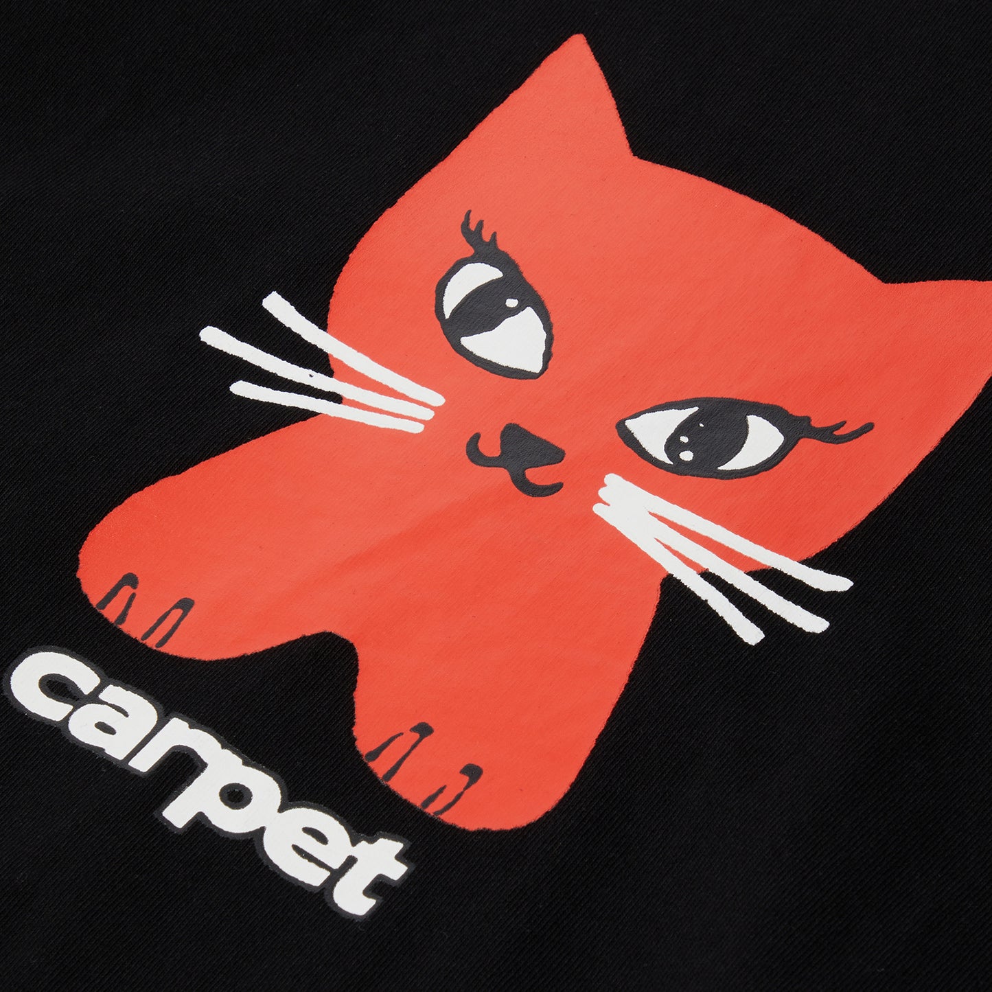 Carpet Company Cat Tee (Black)