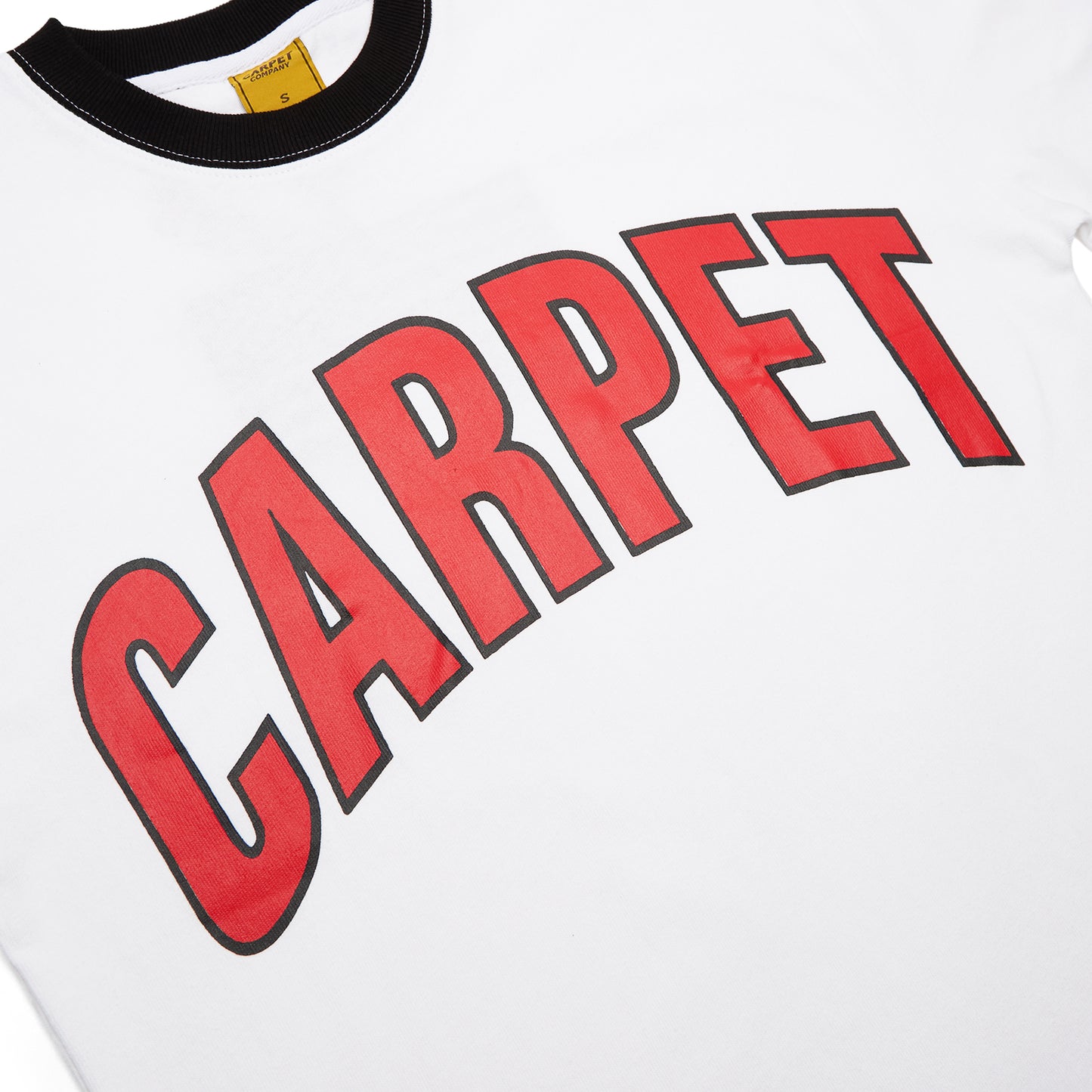 Carpet Company Varsity Ringer Tee (White)
