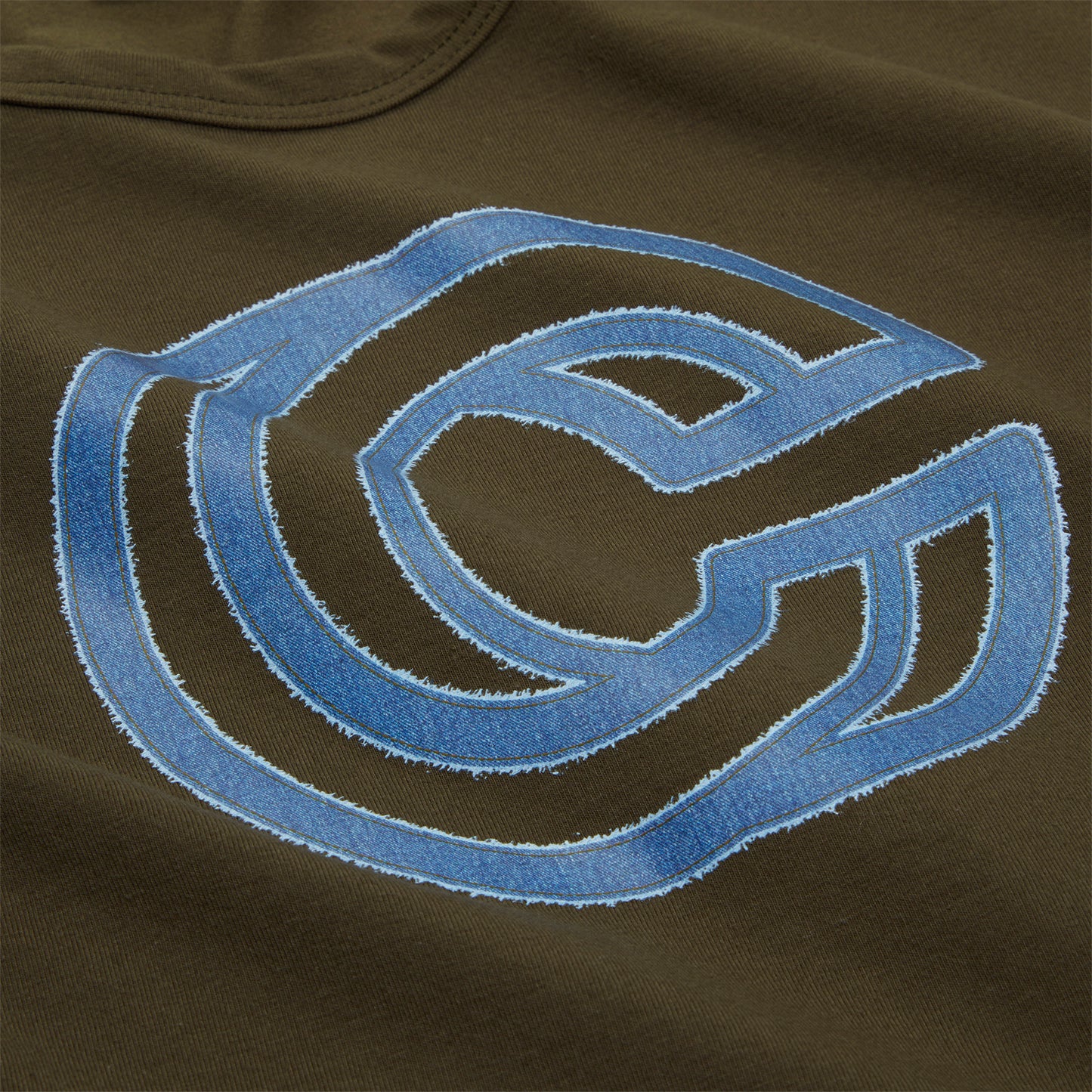 CNCPTS Logo Denim Tank (Olive)