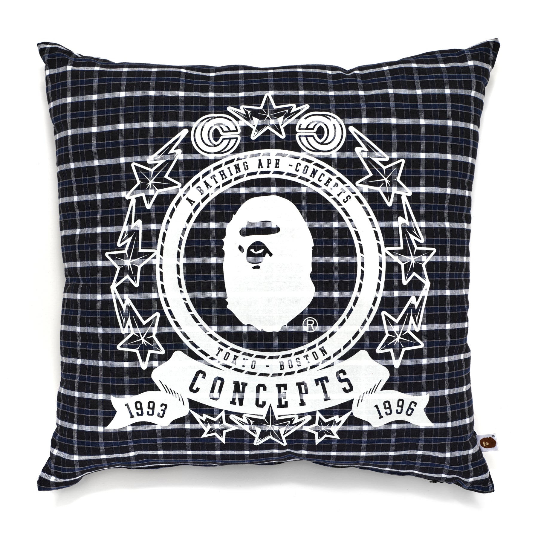 Bape x Guci logo #1 Throw Pillow