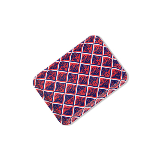 Concepts Almas Rolling Catchall Tray (Navy/Red)