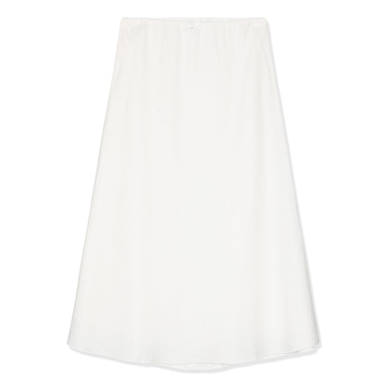 Danielle Guizio Midi Paloma Skirt (White)