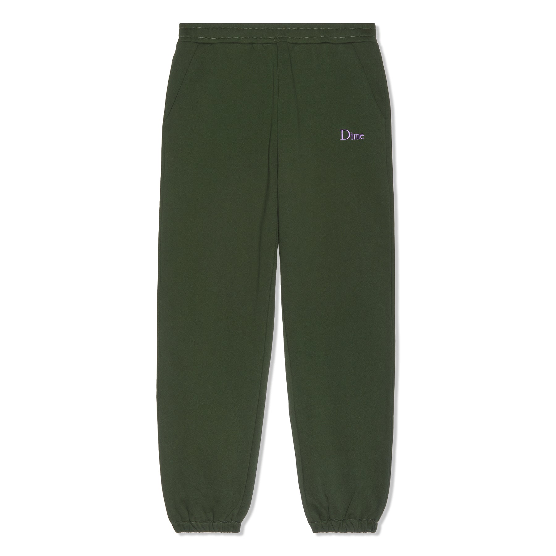 PUMA Classics logo sweatpants in forest green