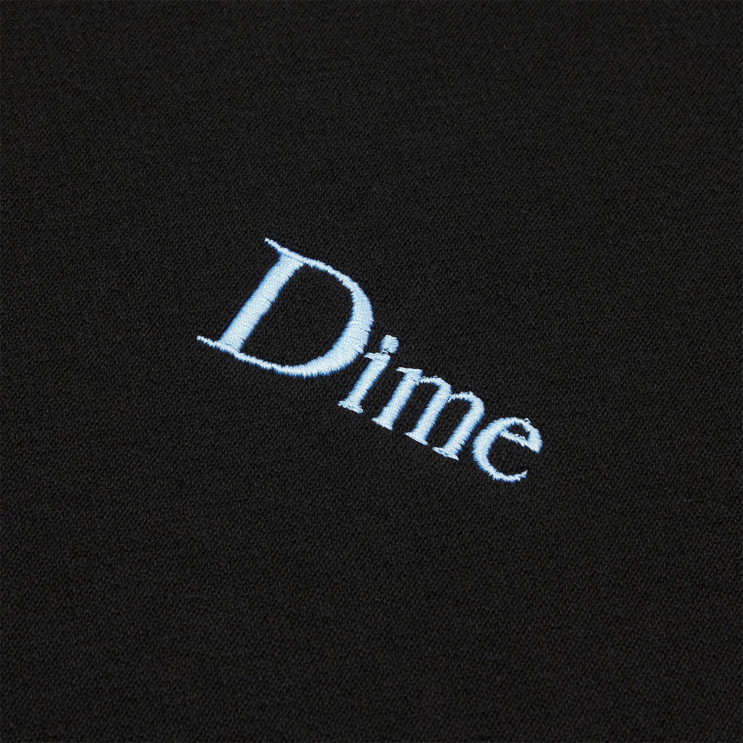 Dime Classic Small Logo Crewneck (Black)