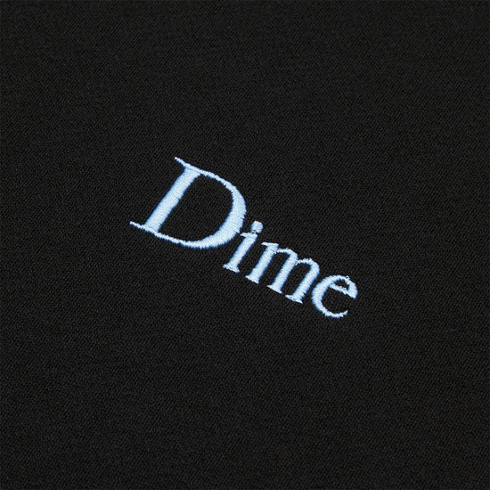 Dime Classic Small Logo Crewneck (Black)