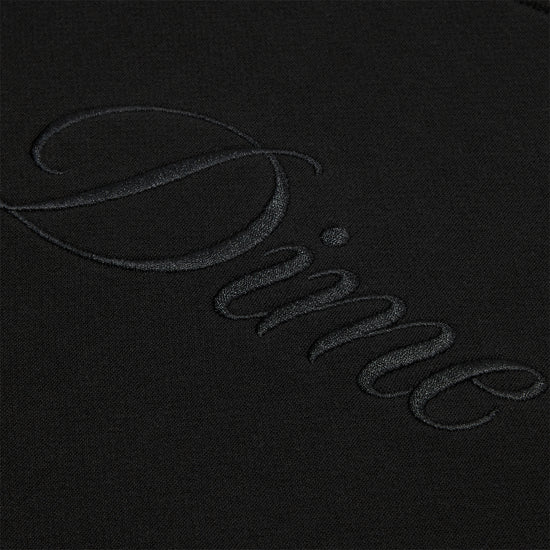 Dime Cursive Logo Crewneck (Black)