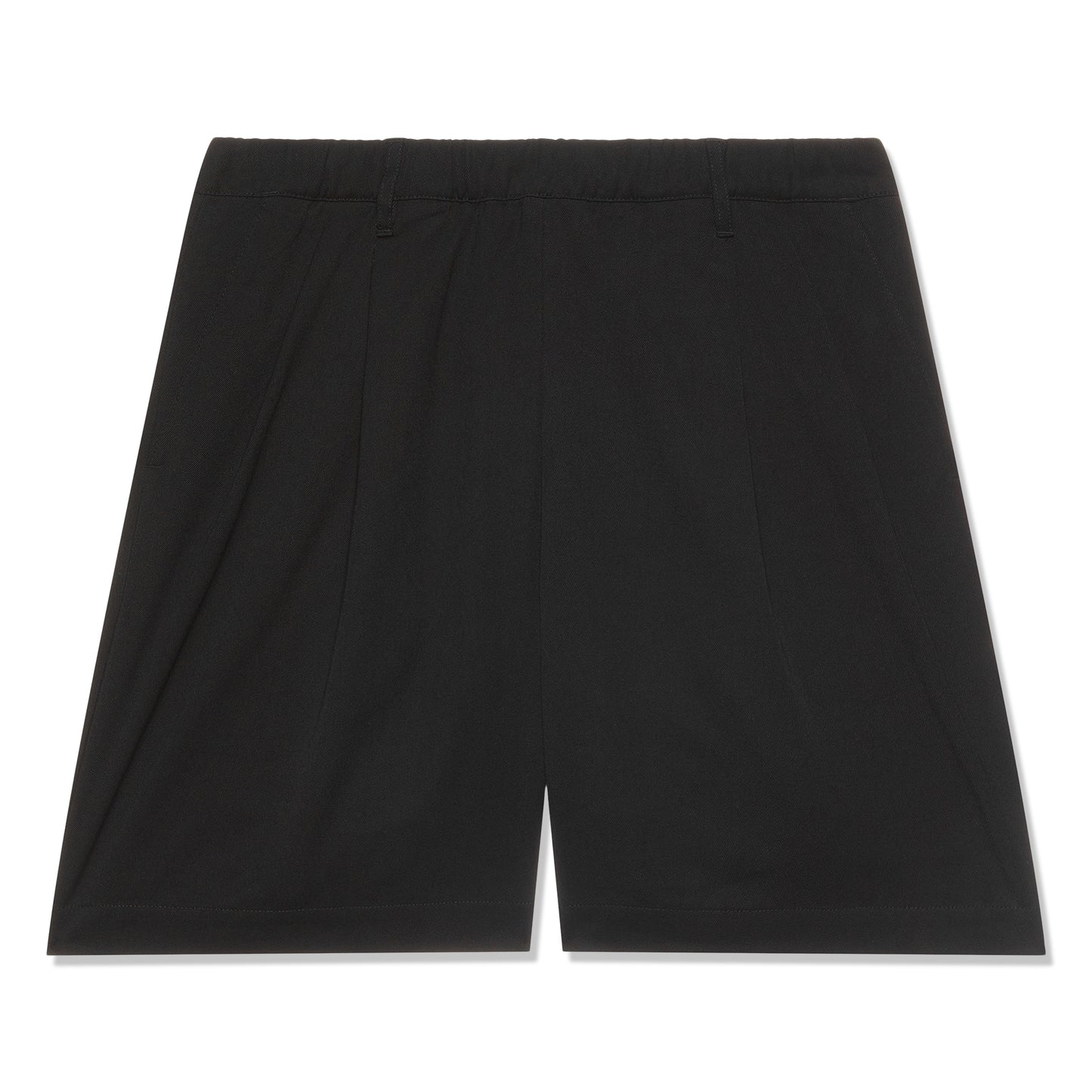 Dime Pleated Twill Shorts (Black)