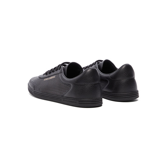 Dolce & Gabbana Perforated Low Top Sneakers (Black)
