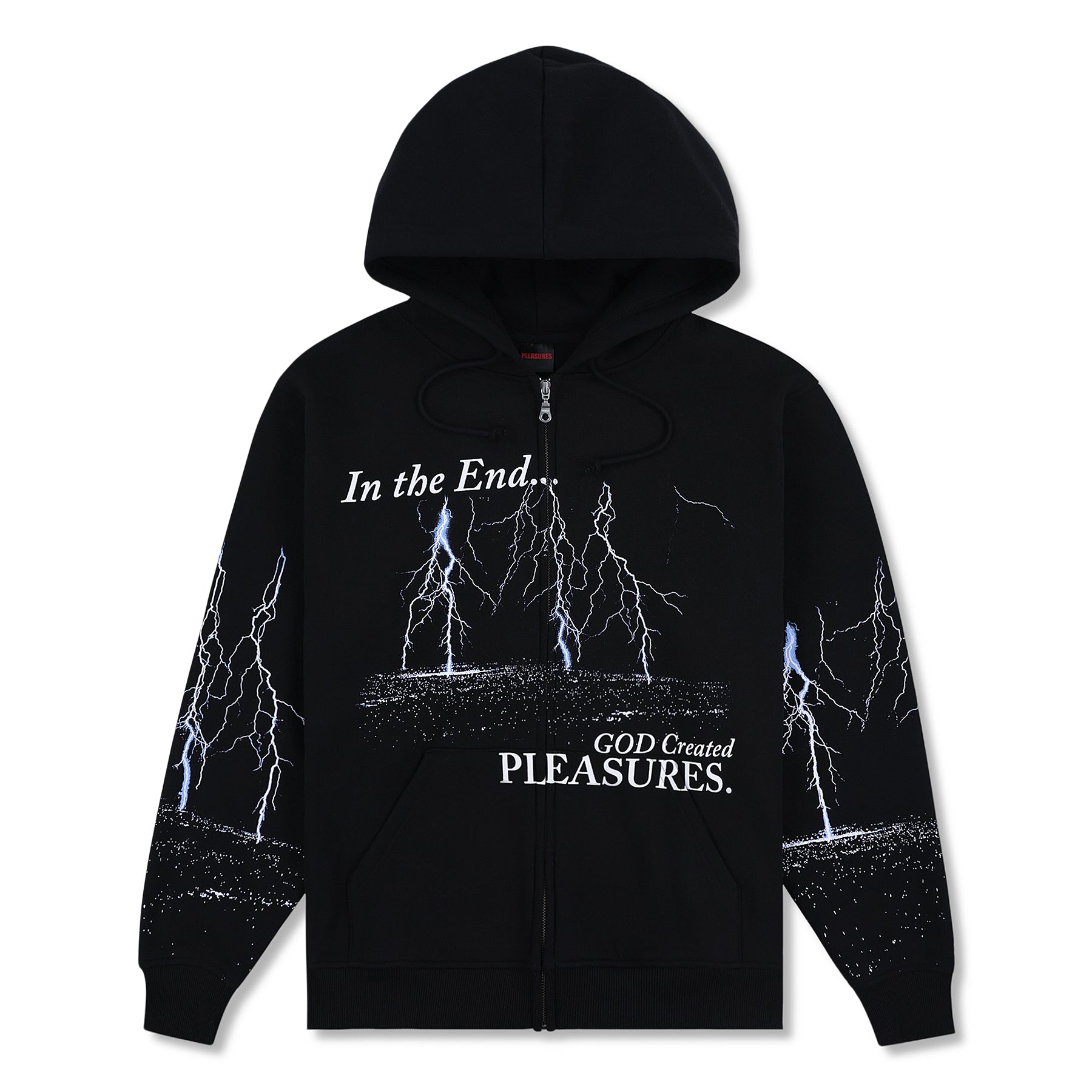 Pleasures End Times Zip Hoodie (Black) – CNCPTS