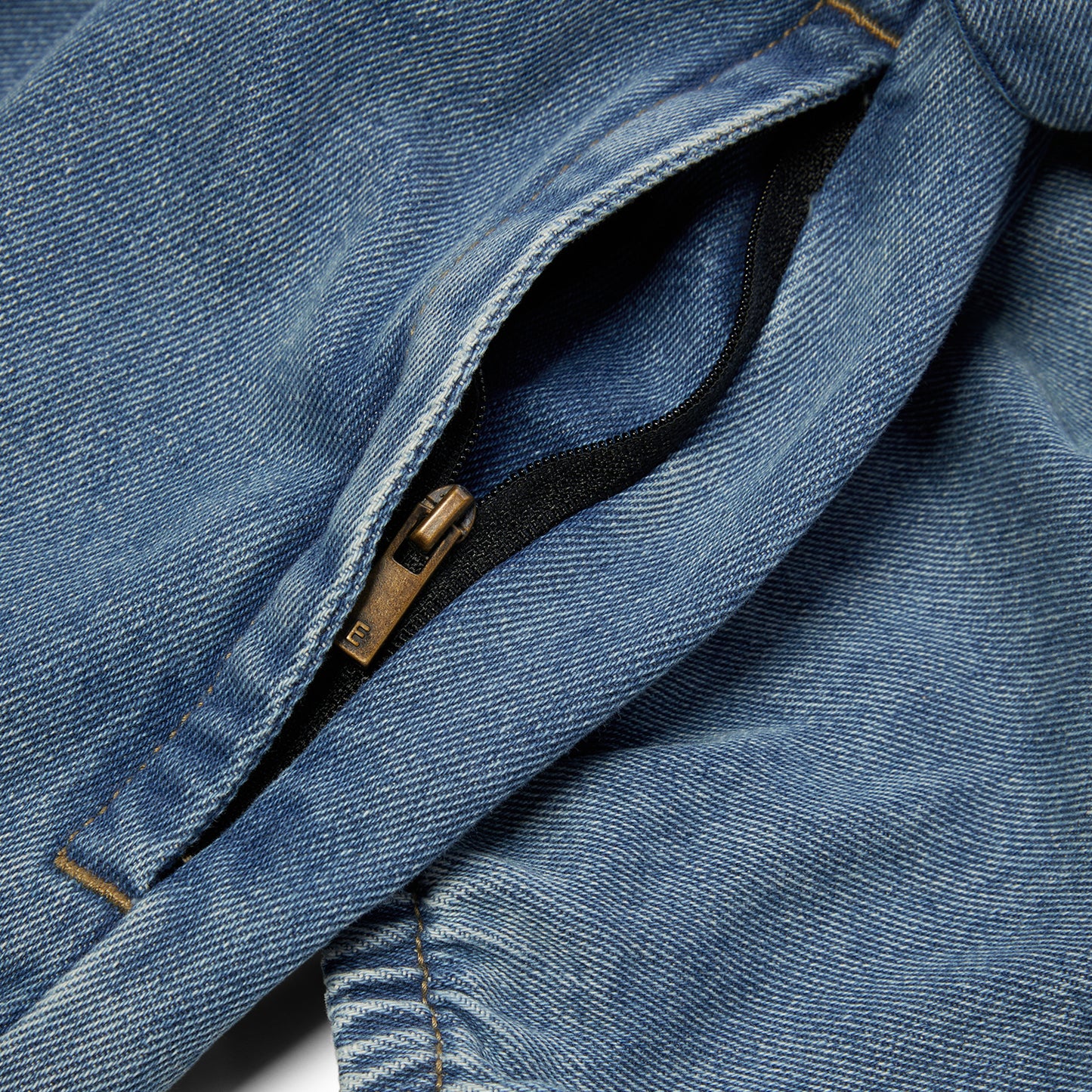 Fear of God Essentials Overshirt (Medium Wash)