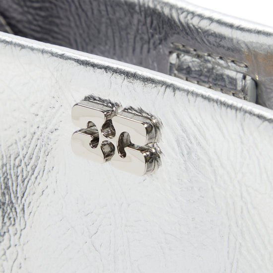 GANNI Bou Bag Mini Metallic (Silver)