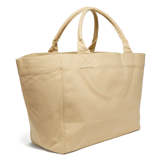GANNI XXL Shopper Tote Bag (Almond Milk)