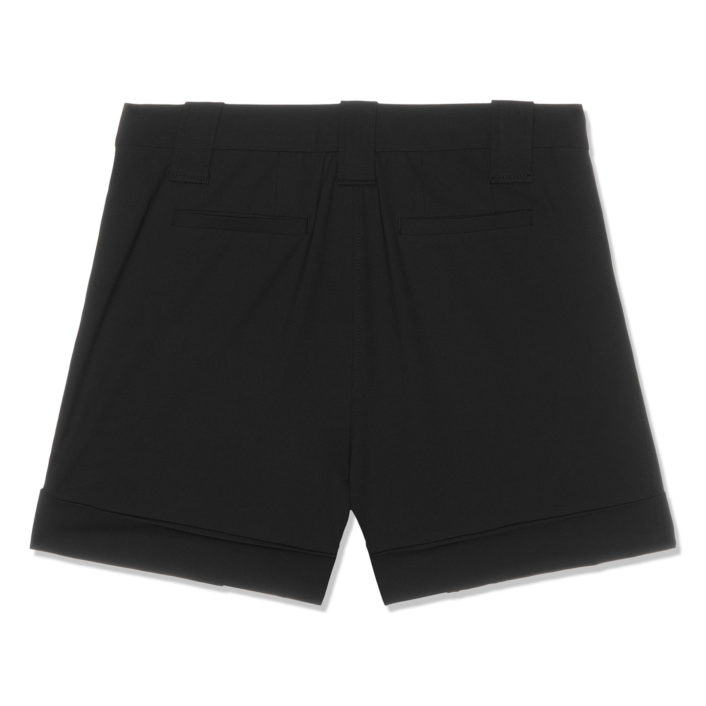 GANNI Drapey Melange Shorts (Black)