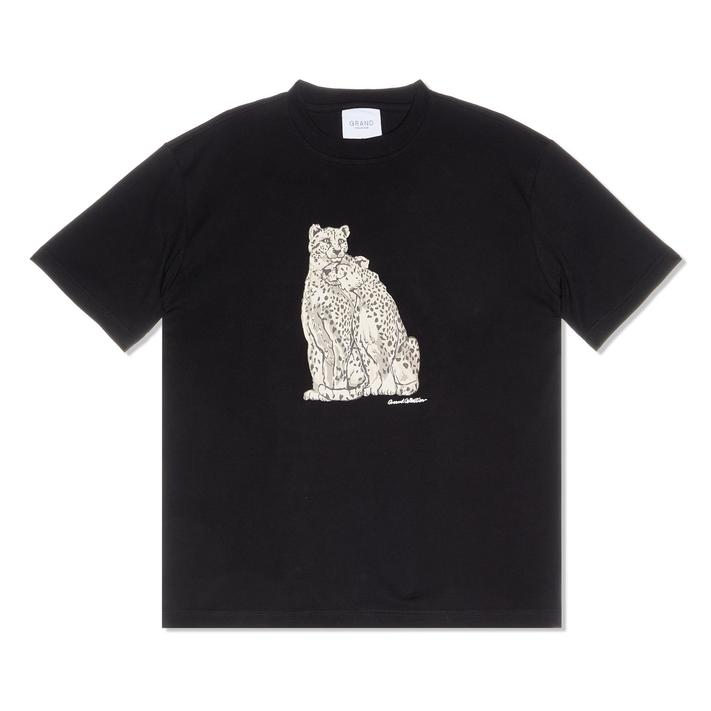 Grand Collection Snow Leopard Tee (Black)