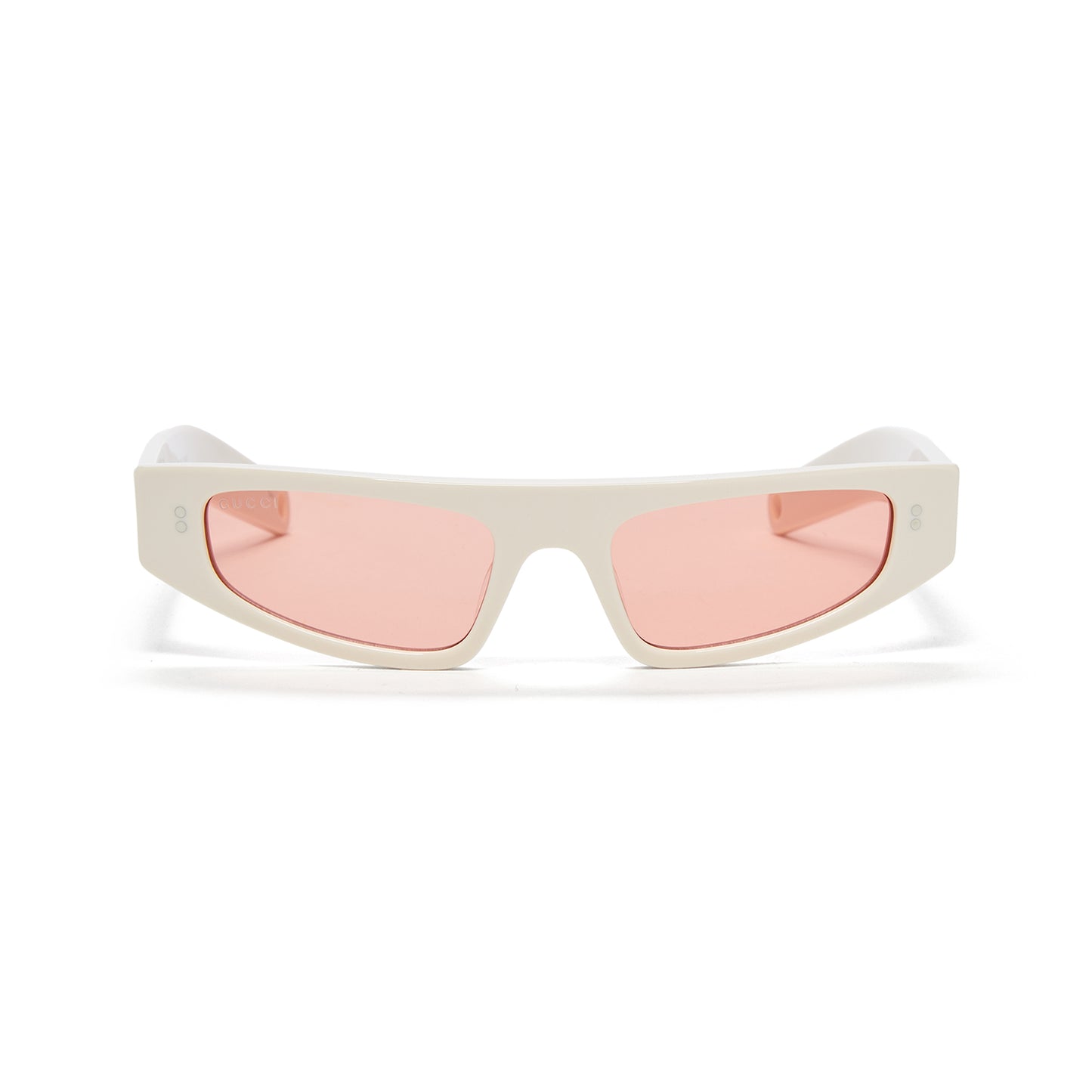 Gucci Cat Eye Sunglasses (Ivoey/Red)