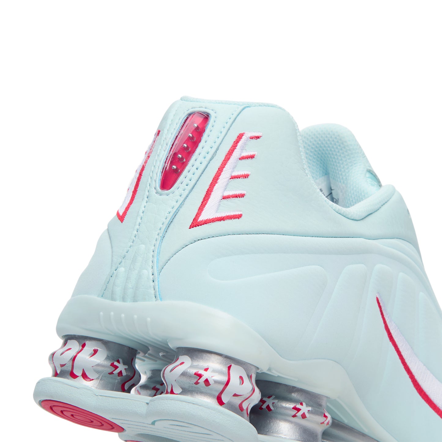 Nike Shox R4 (Glacier Blue/White-University Red)