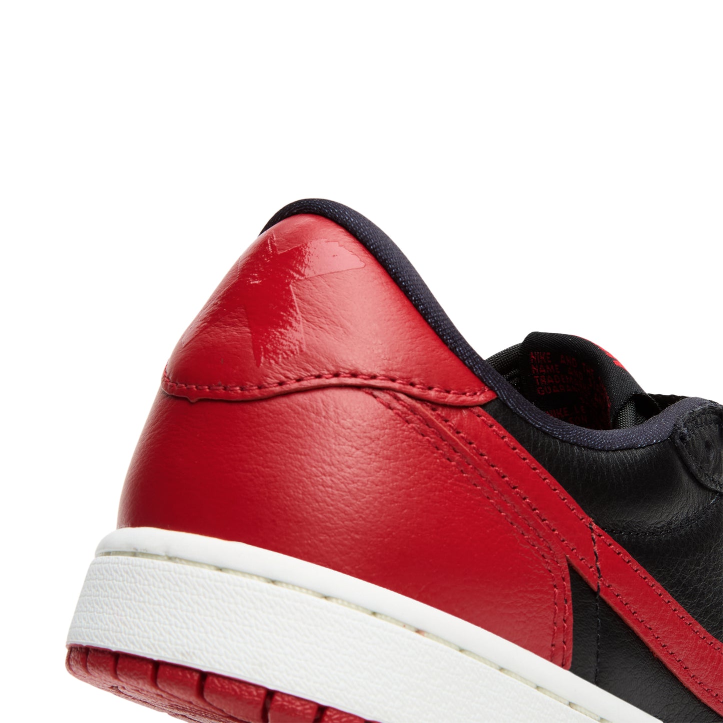 Air Jordan 1 Retro Low OG "Banned" (GS) (Black/Black-Varsity Red-Summit White)