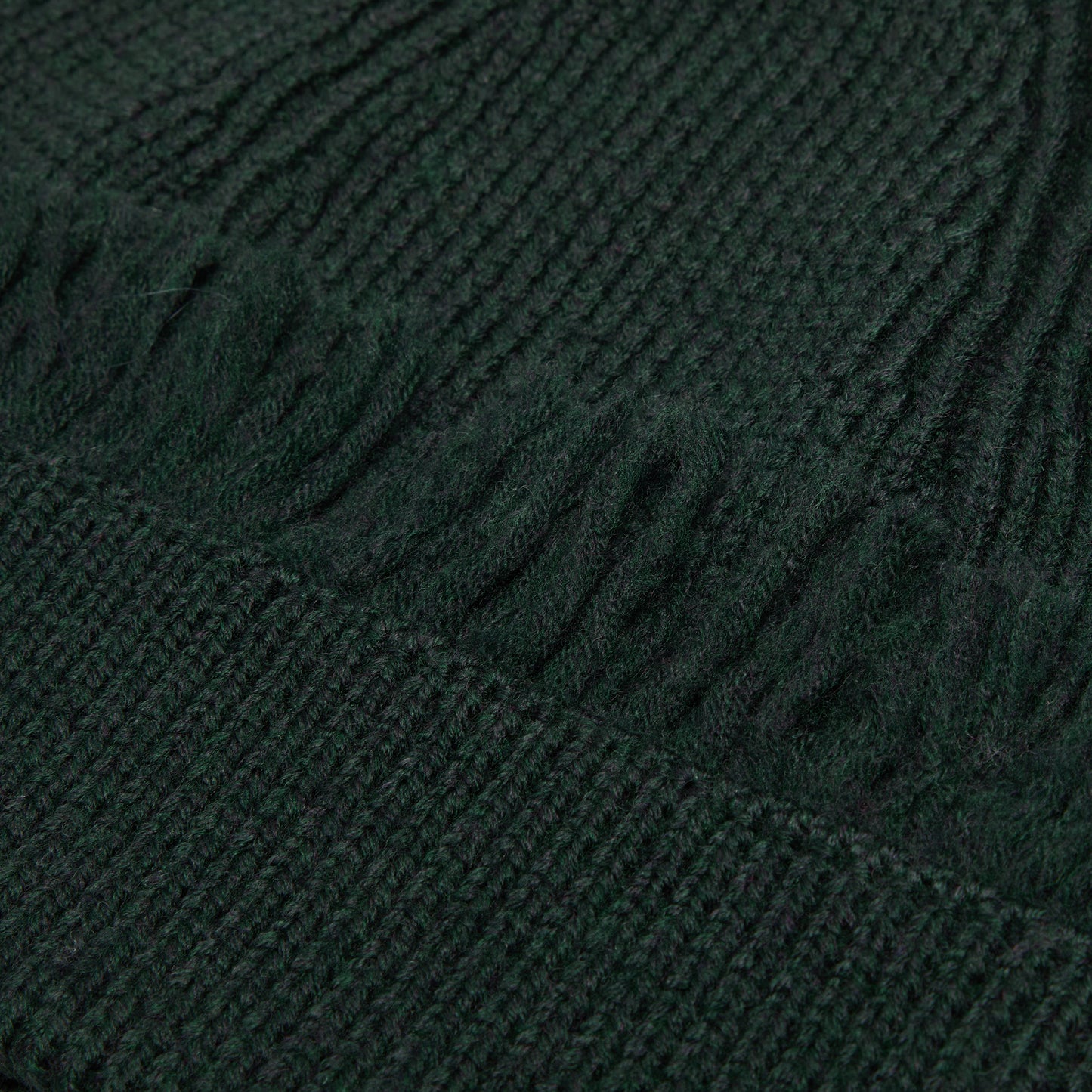 JW Anderson Fringe Beanie (Forest Green)