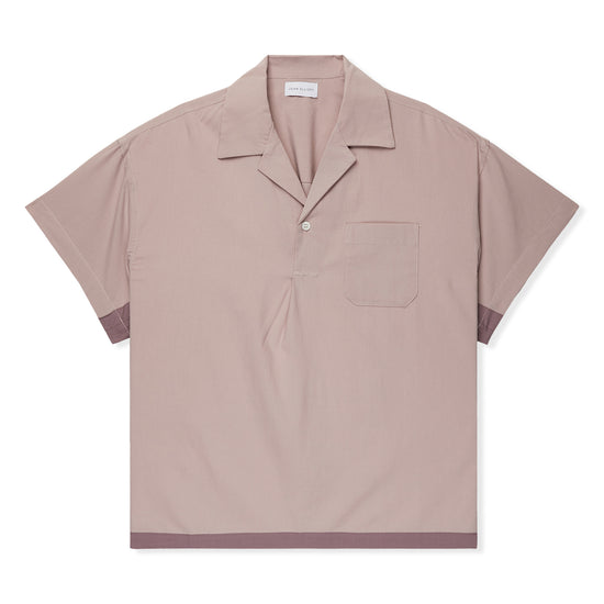 John Elliott Pullover Camp Shirt (Haze/Purple)