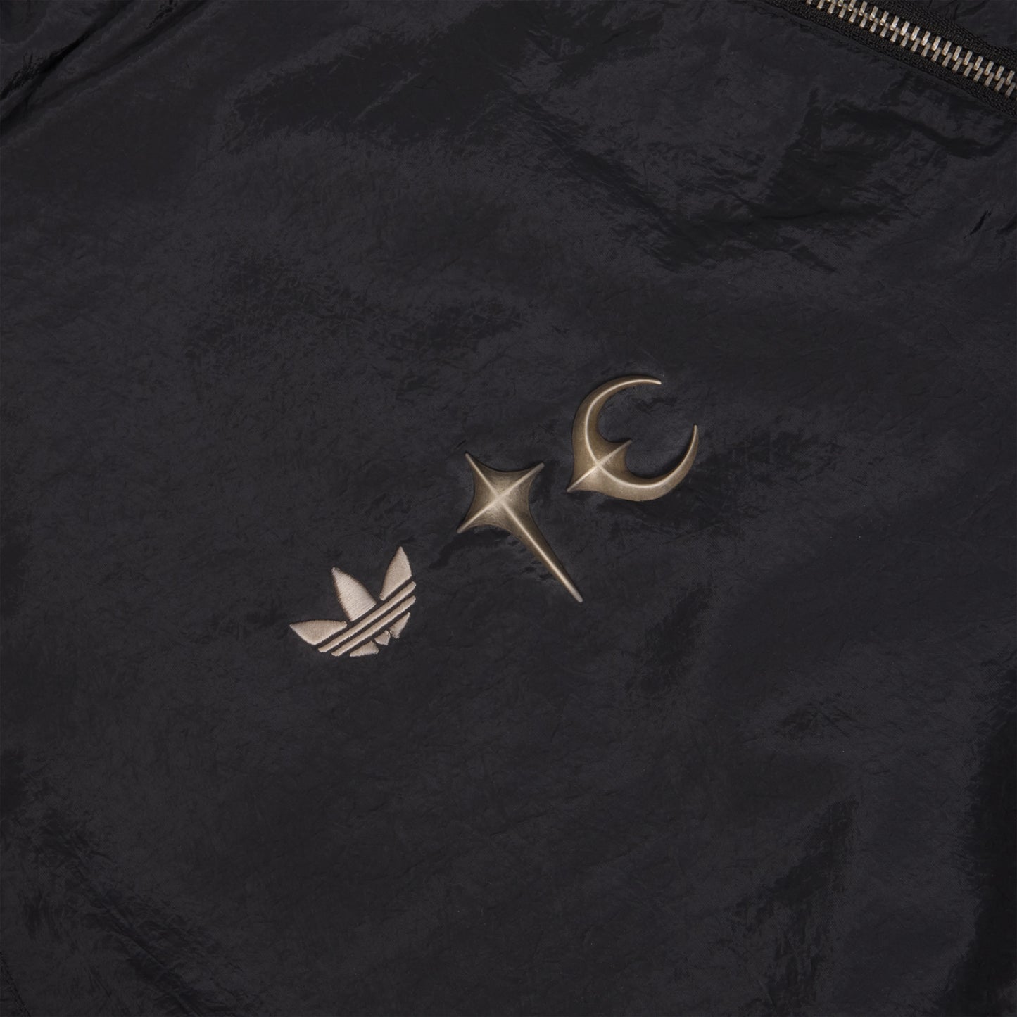 adidas x Thug Club Woven Track Top (Black/Silver Metallic)