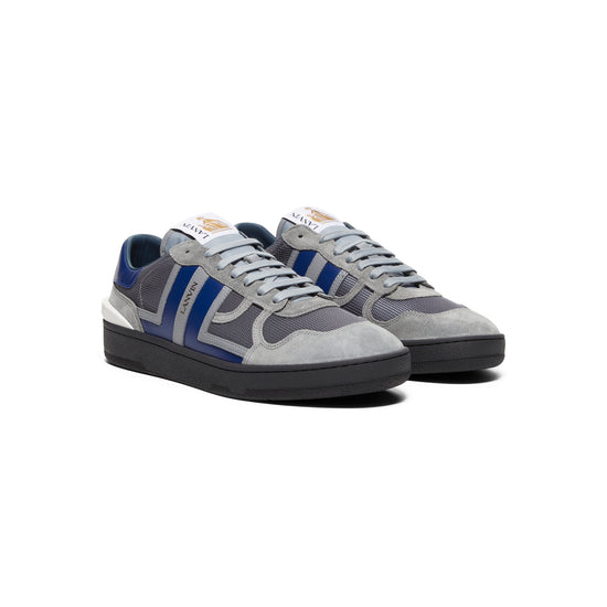Lanvin Clay Low Top Sneakers (Anthracite/Blue)