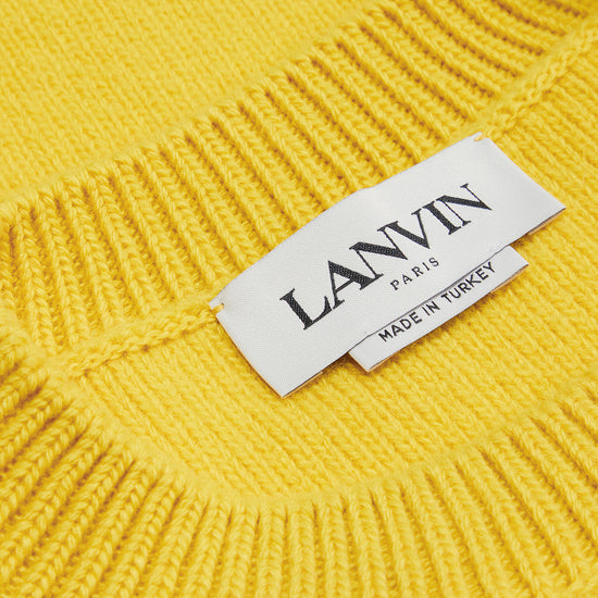 Lanvin Womens Crewneck Sweater (Sunflower)