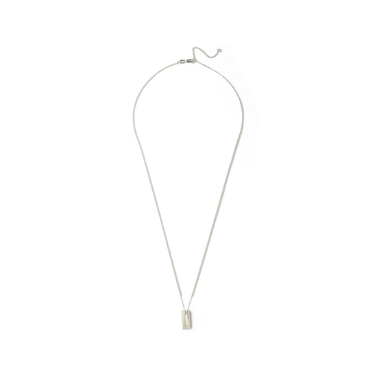 Le Gramme 1.5g Polished and Brushed Sterling Silver Necklace (Silver)