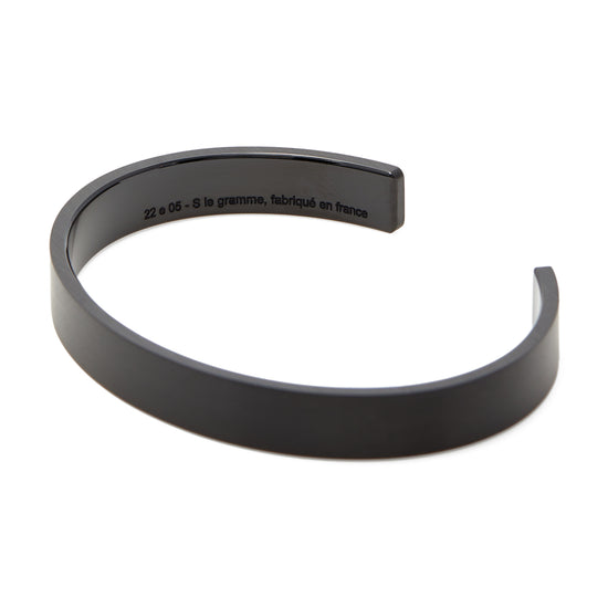 Le Gramme 9g Brushed Ribbon Bracelet (Black Titanium)