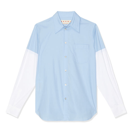 MARNI Cotton Shirt (Iris Blue)