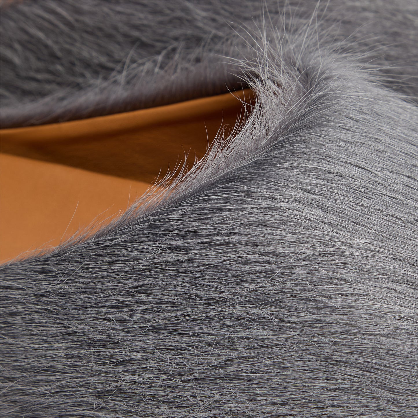 MARNI Long-Hair Calfskin Fussbett Sabot Mules (Mercury)