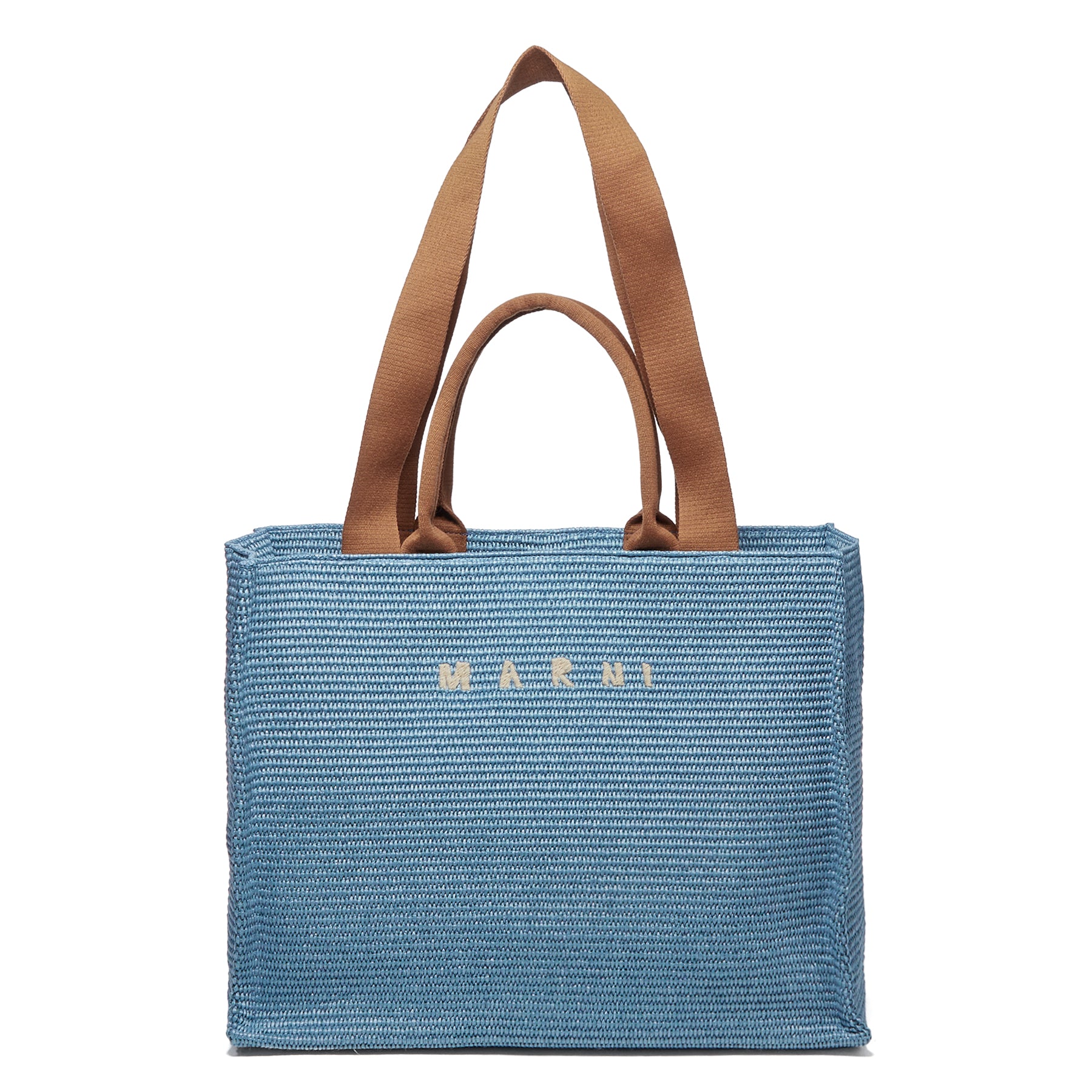 MARNI Large Basket Tote Bag (Opal/Moca) – CNCPTS