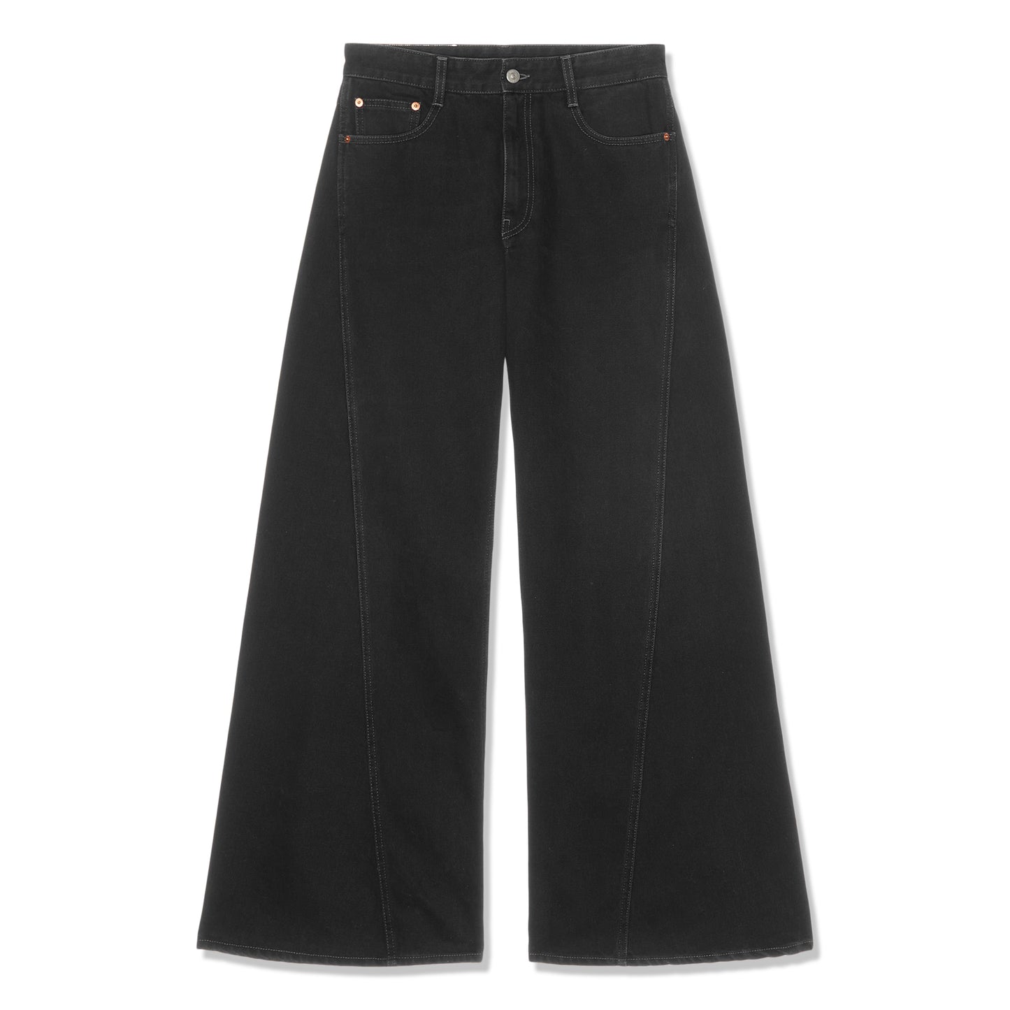 MM6 Maison Margiela 5 Pocket Oversized Jeans (Black)
