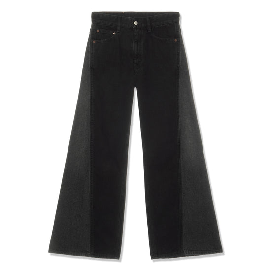 MM6 Maison Margiela Womens Pants 5 Pockets (Black/Grey)