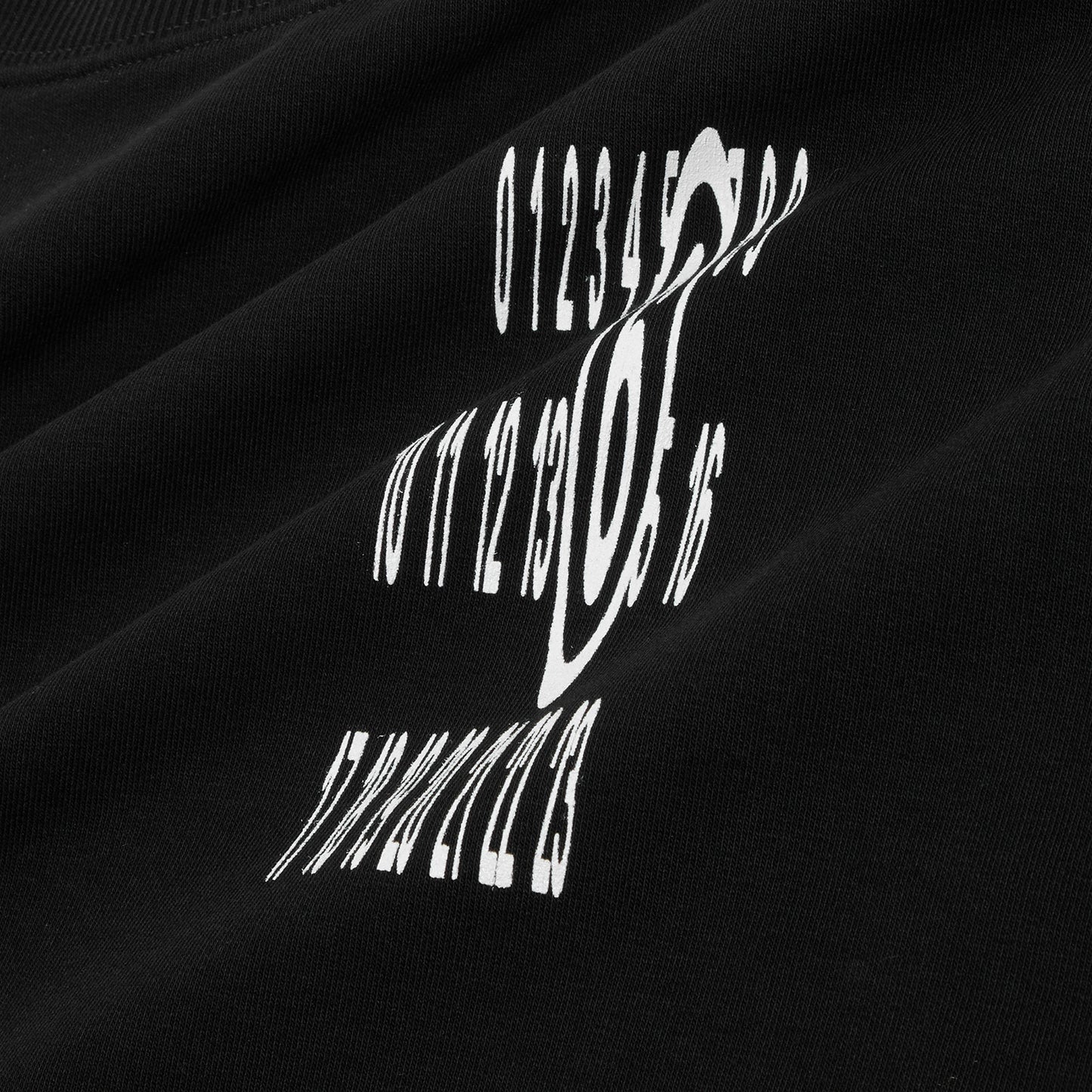MM6 Maison Margiela Unbrushed Jersey Sweatshirt (Black)