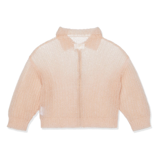Maison Margiela Cropped Sweater (Pale Pink)