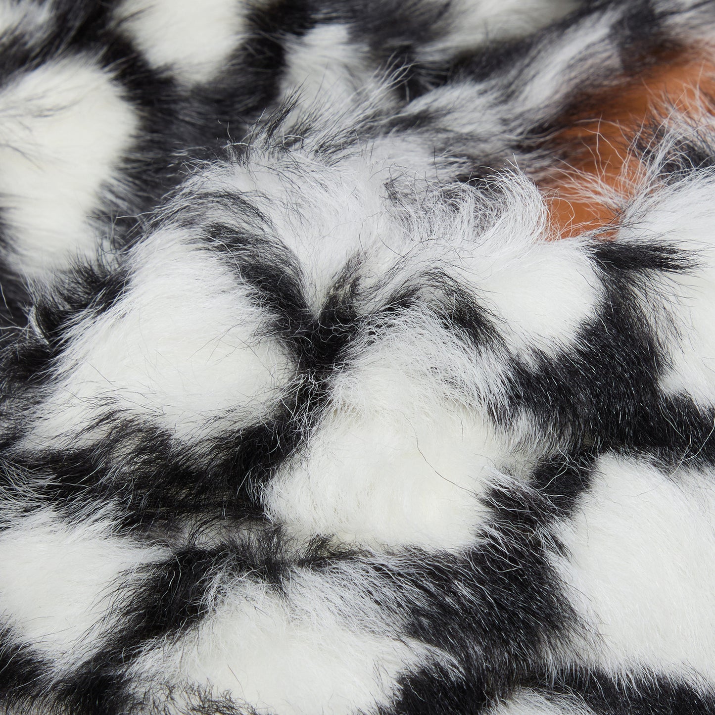 Marni Long-Hair Calfskin Fussbett Sabot Mules (Lily White/Black)