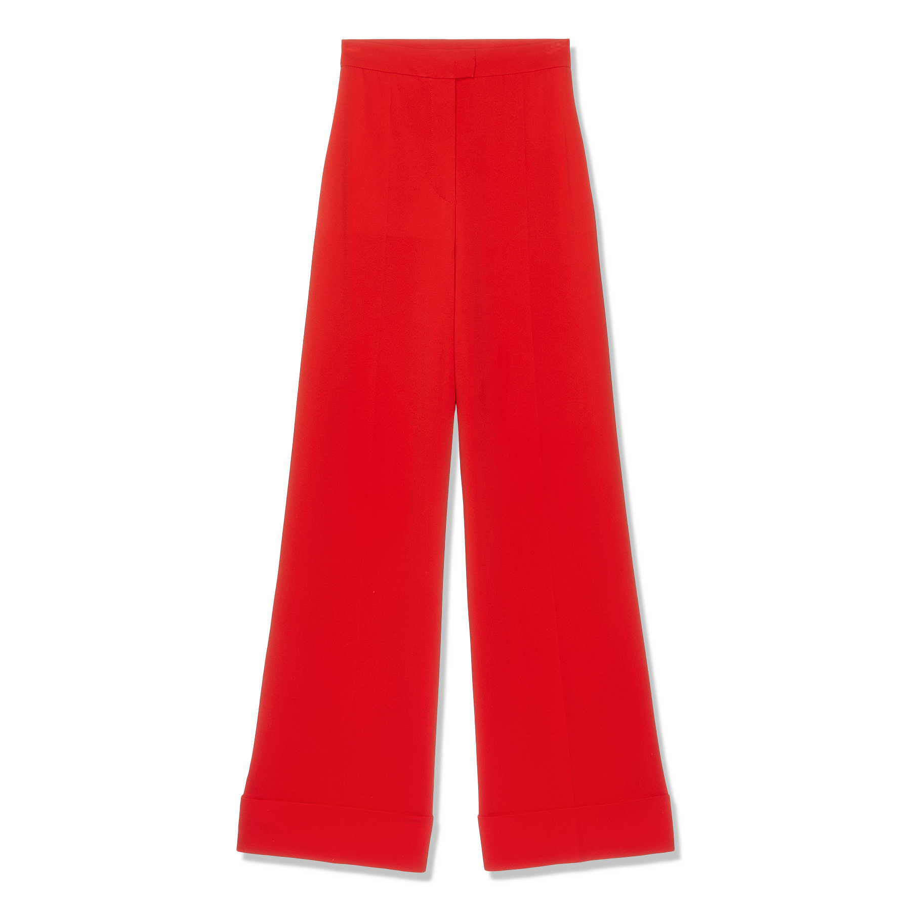 Zara red top flared trousers