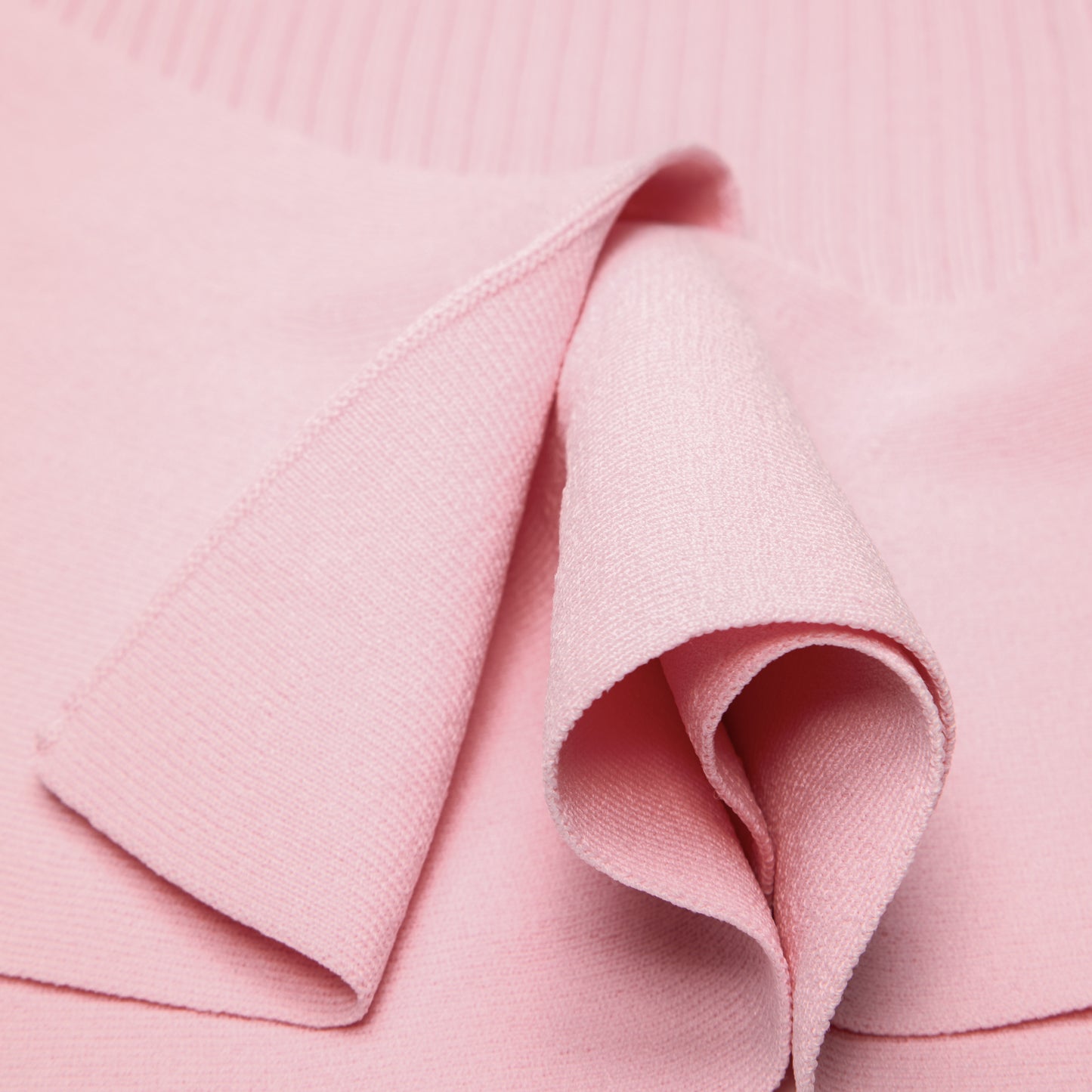 Moschino Jeans Asymmetric Rib Knit Tank Top (Pink)