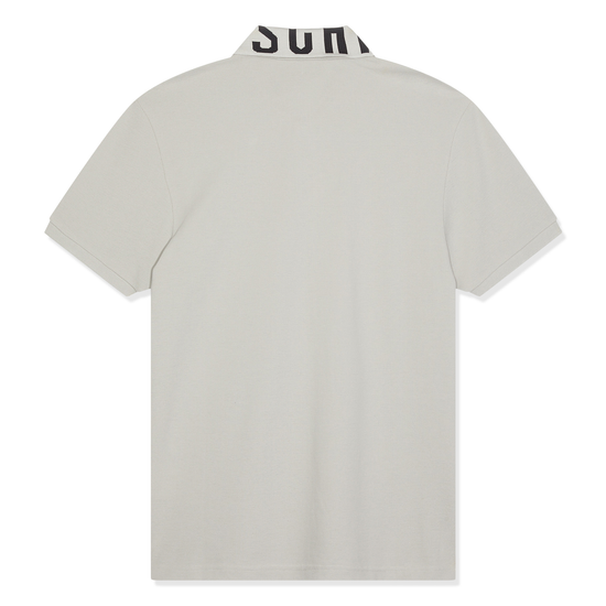 Moschino Cotton Piquet Polo Shirt (Fantasy print Grey)