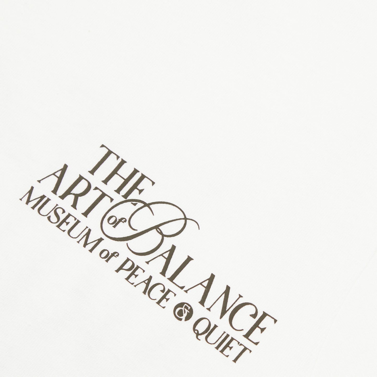 Museum of Peace and Quiet Art Of Balance T-Shirt (White)