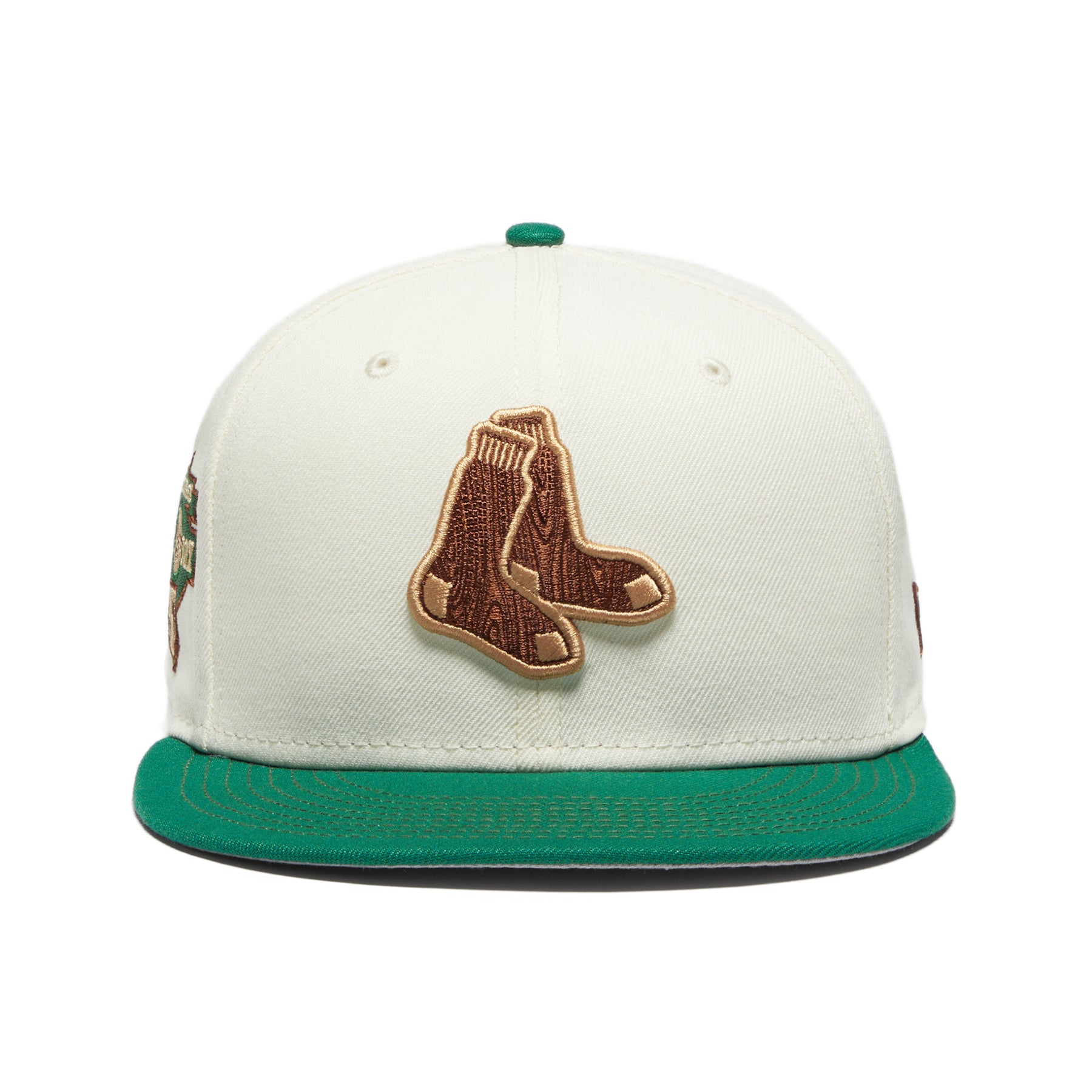 New Era Boston Red Sox 59FIFTY Fitted Hat (White/Green) 7 7/8