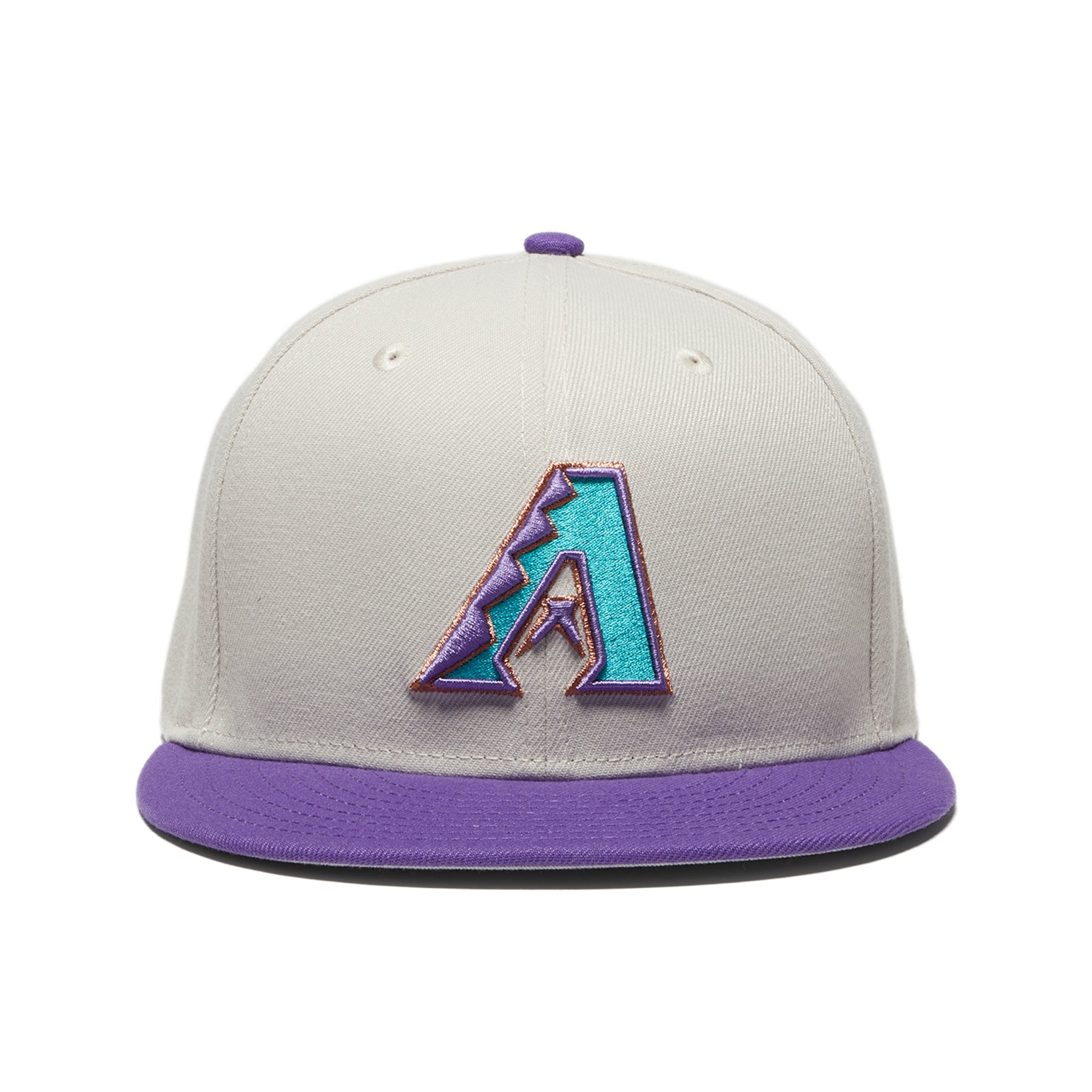 Arizona Diamondbacks Fitted New Era 59Fifty 2001 World Series A Logo Cap  Hat Purple