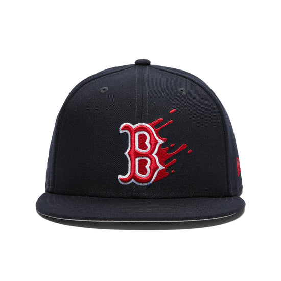New Era Boston Red Sox Splatter 59Fifty Fitted Hat (Navy)