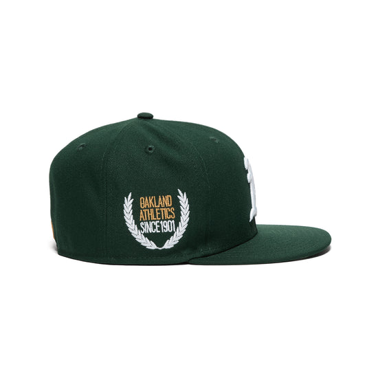 New Era Oakland A's Fairway Camo 59Fifty Fitted Hat (Green)