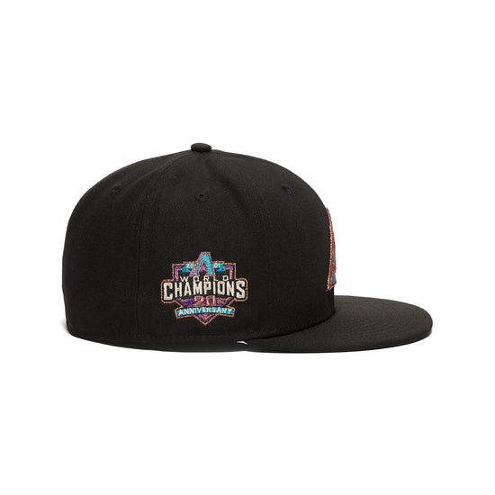 New Era Arizona Diamondbacks Metallic Thread Logo 59Fifty Fitted Hat (Black)