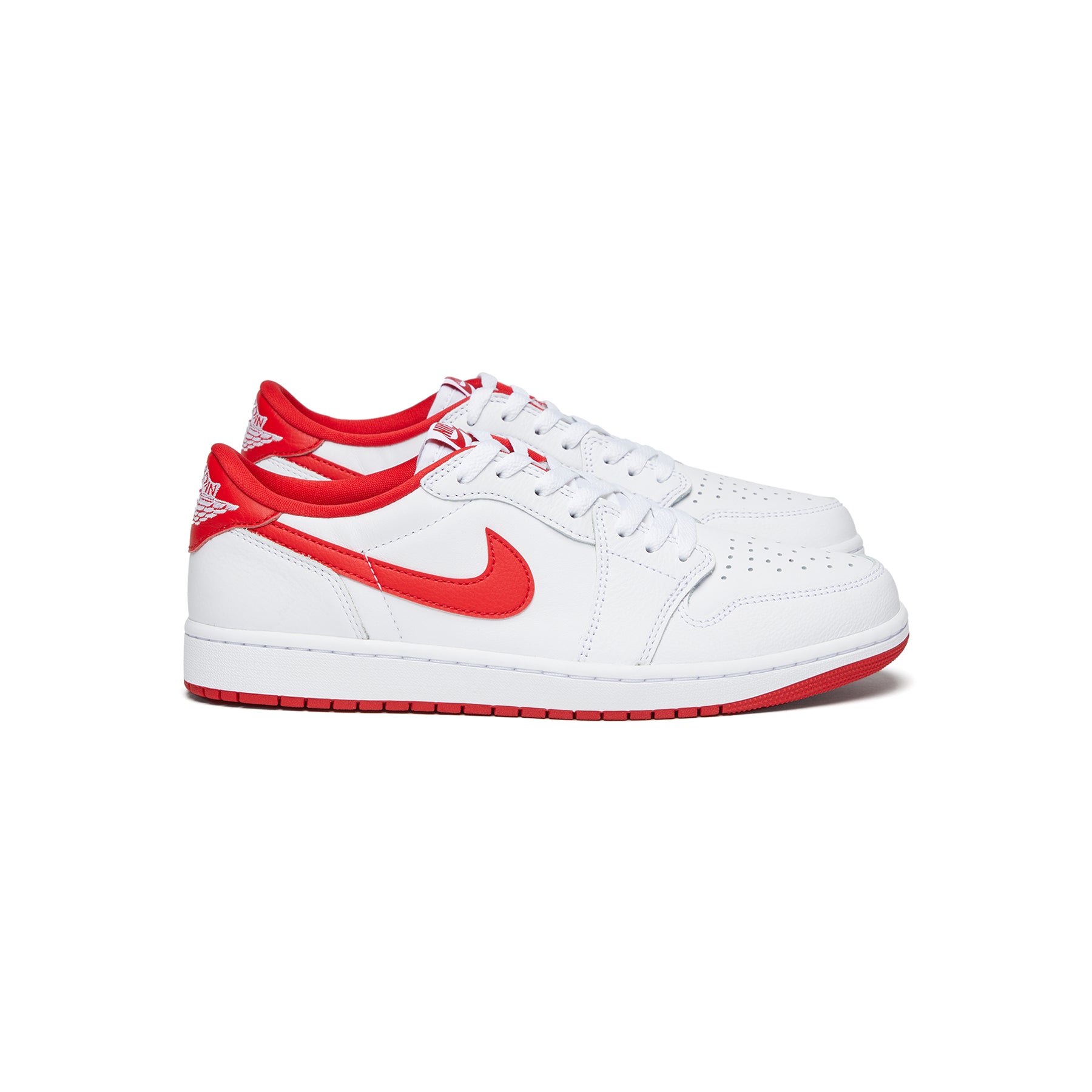 Nike Air Jordan 1 Low OG (White/University Red/White) – Concepts