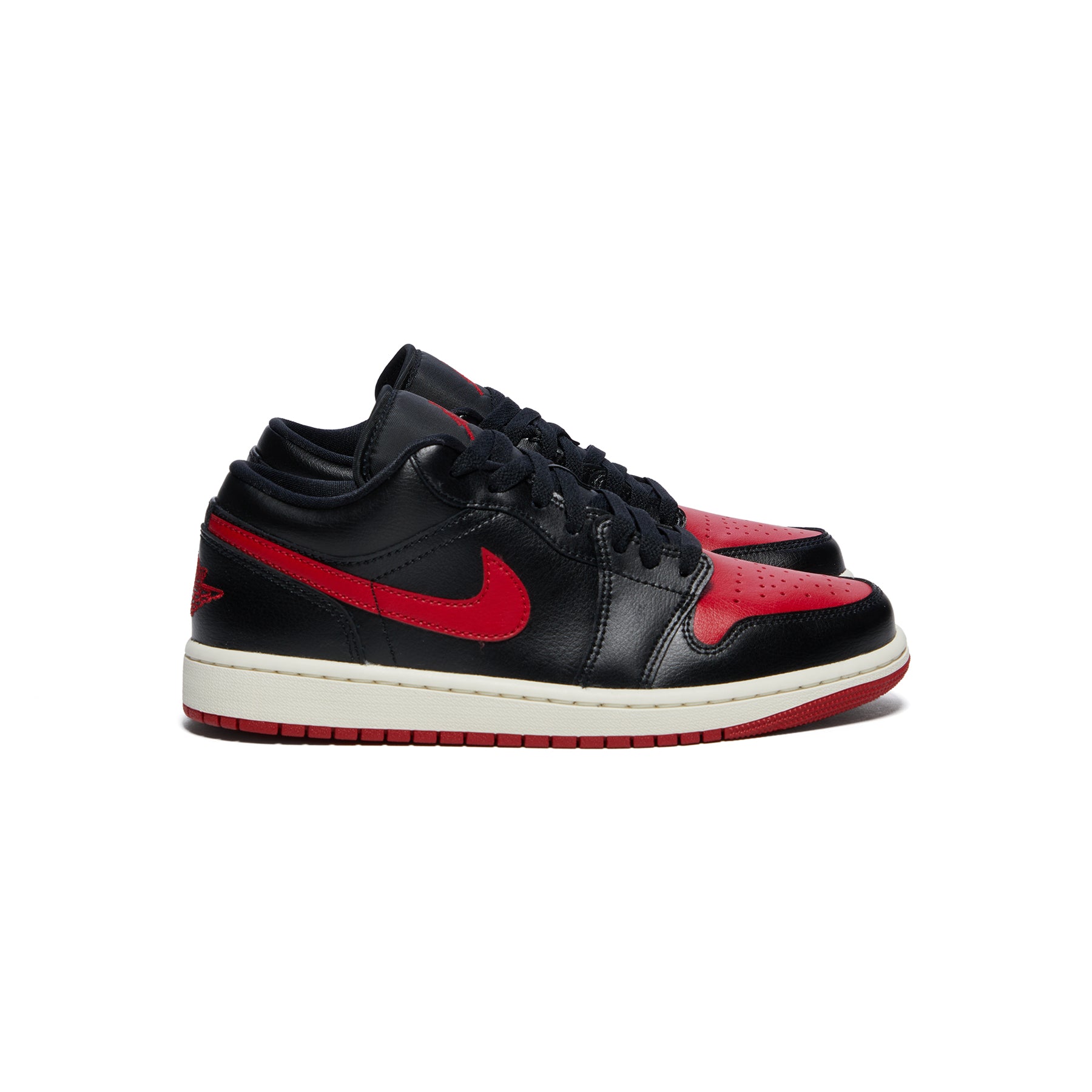 Nike Womens Air Jordan 1 Low (Black/Gym Red/Sail) – Concepts