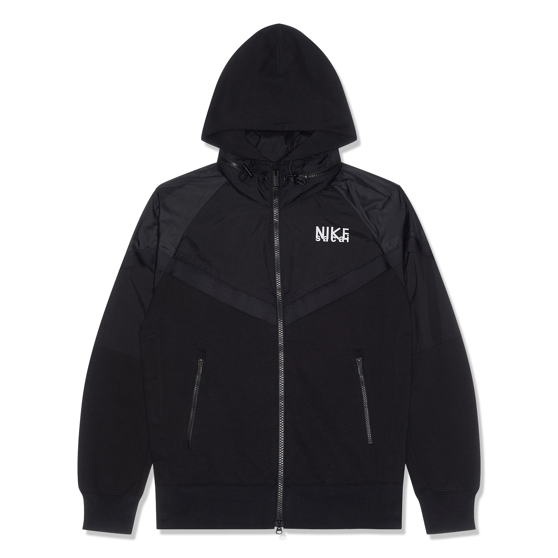 Nike x Sacai Full Zip Hoodie (Black) – Concepts
