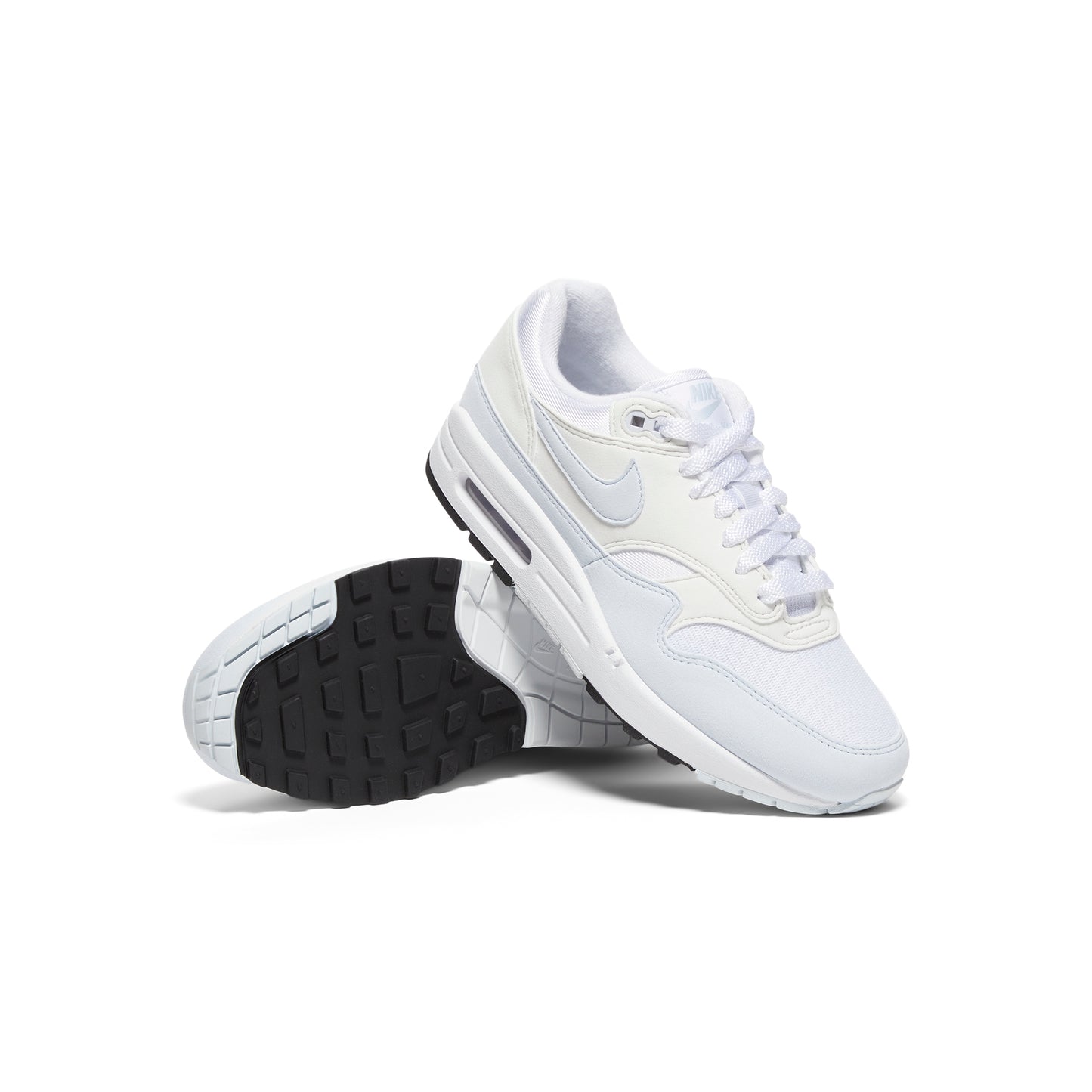 Nike Womens Air Max 1 (White/Football Grey/Platinum Tint/Black)
