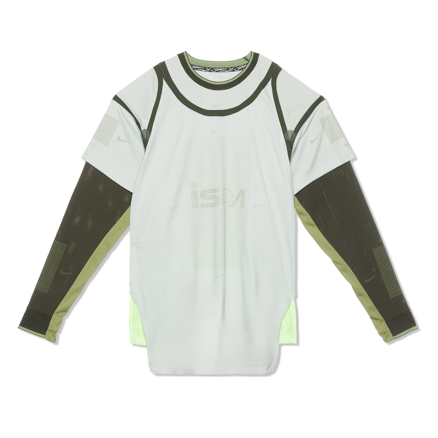 Nike ISPA Long Sleeve Top (Light Silver/Sequoia/Alligator) – CNCPTS